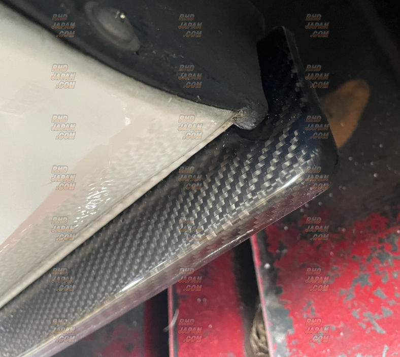 Car Garage amis Side Step Set for Side Strake Twill Weave Carbon